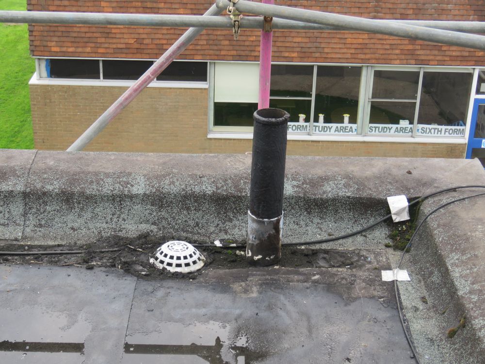 Daklekkage in Doorwerth